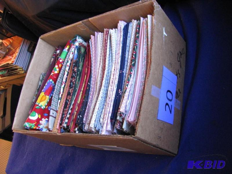 Approx. 100 pieces of fabric for quilting &am...