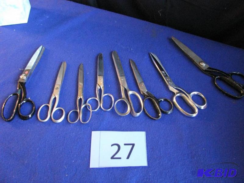Nice lot of Pinking Shears (2) &amp Scissors...