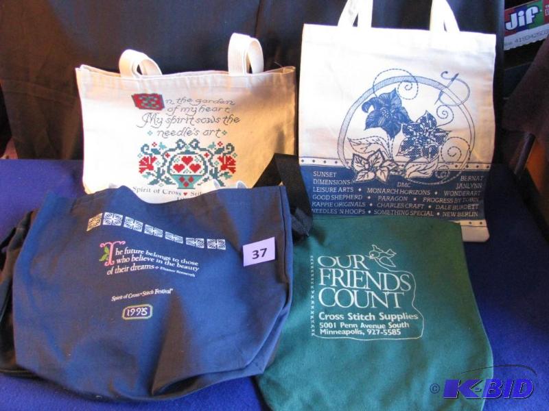 Lot of Cross Stitch Event Tote Bags...