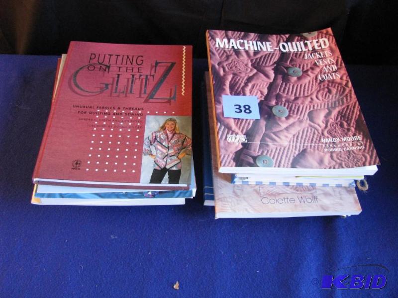 Lot of Books on Quilting, sewing etc....