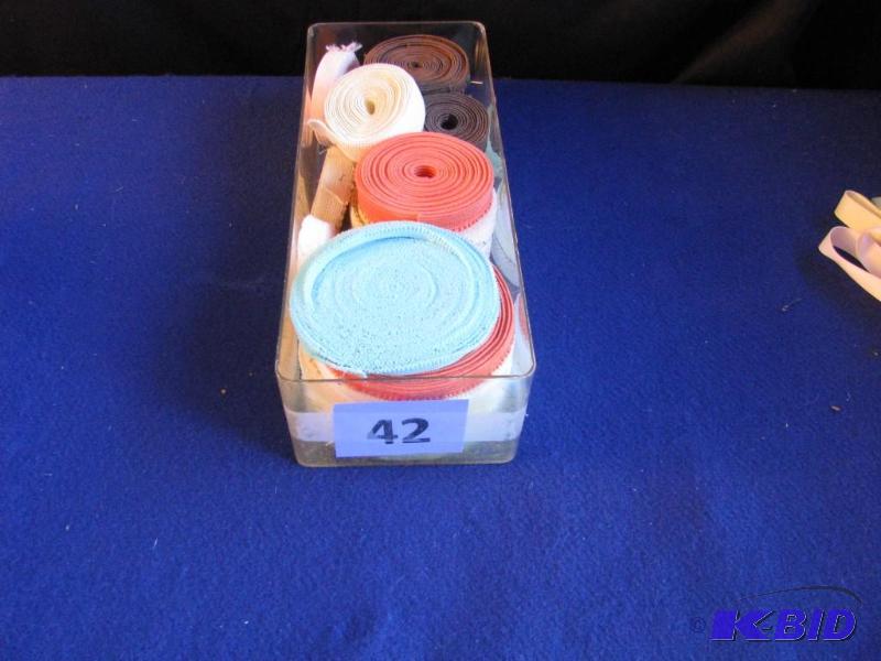 Sewing supplies, trim lace, lots of colors...
