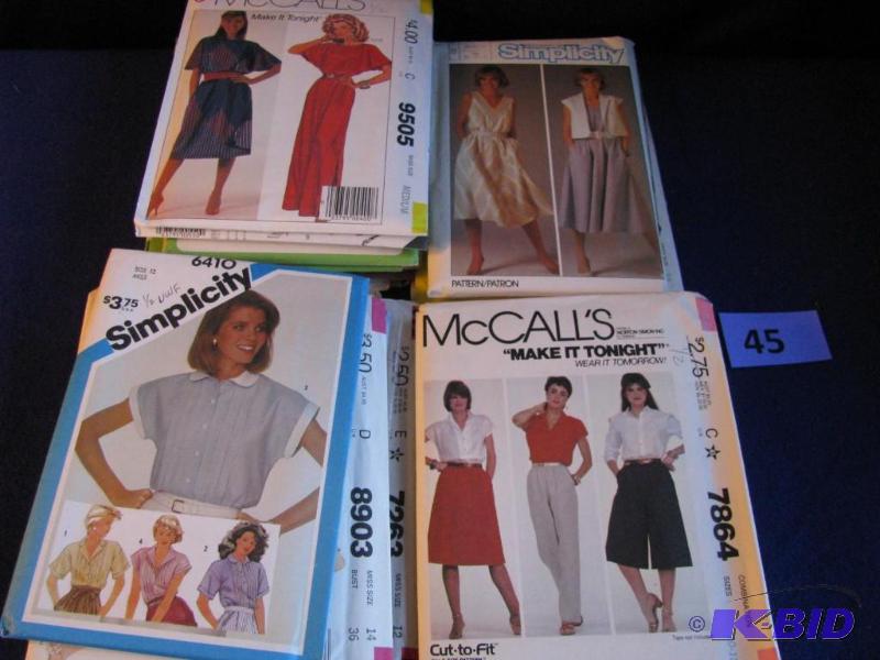 Vintage sewing patterns...