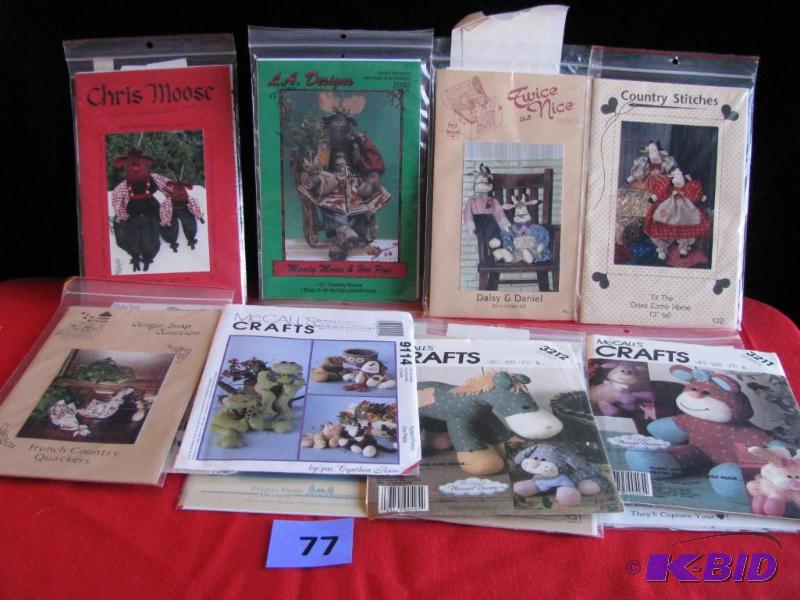 Country animal craft patterns (12)...