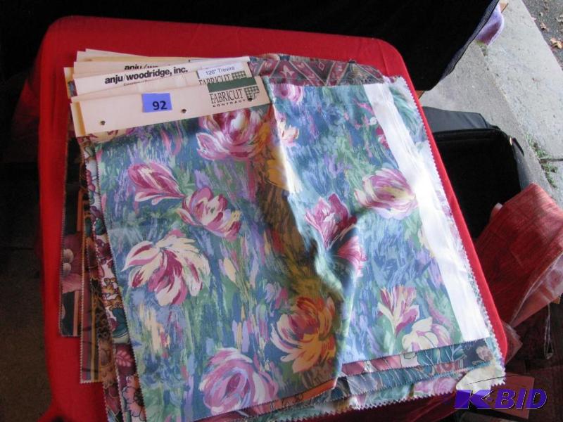 14 packs of polyester fabrics. Great variety ...