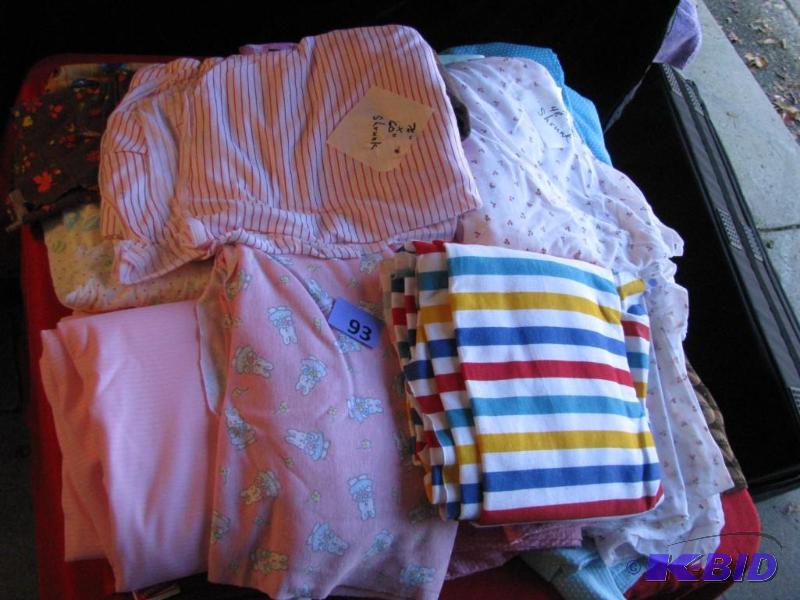 Fabric Remnants, variety of colors &amp patt...