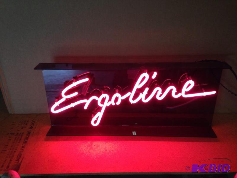 lot 10 image: Ergoline Tanning LED Sign