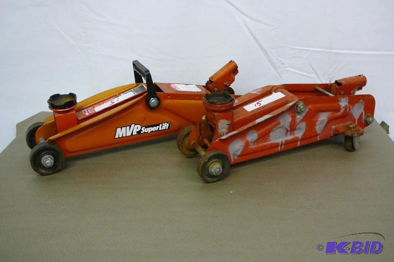 Pair of &nbspMVP super lift floor jacks&nbsp...