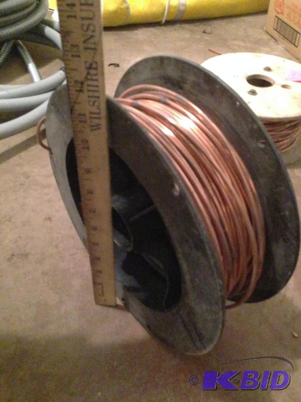 lot 17 image: 6 gauge solid copper...