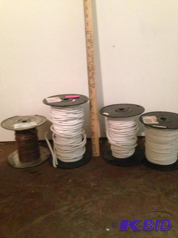 lot 26 image: Thermostat Wire 4 rolls...