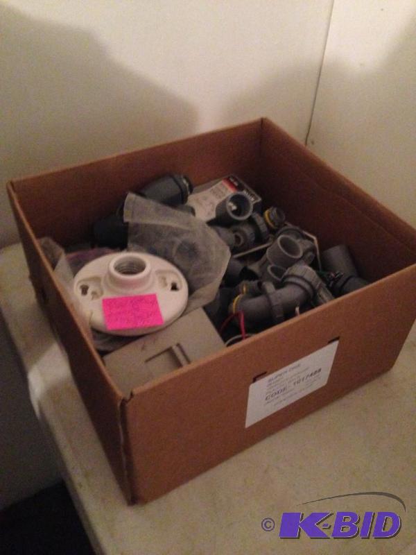 lot 33 image: Misc. Box 2 Flex Fittingsphotocellsoutdoor ...