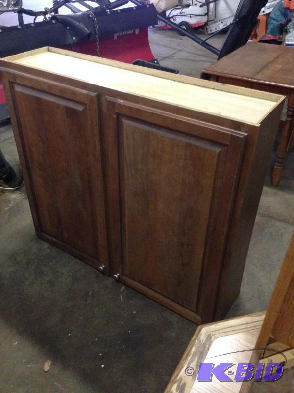 lot 38 image: Large 2 door Cabinet 42" Tall 48" W...