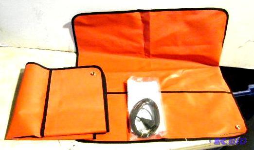 lot 10 image: (2) 3M Double Stack Rubber Table Mats and (2)...