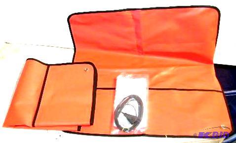 lot 11 image: (2) 3M Double Stack Rubber Table Mats and (2)...