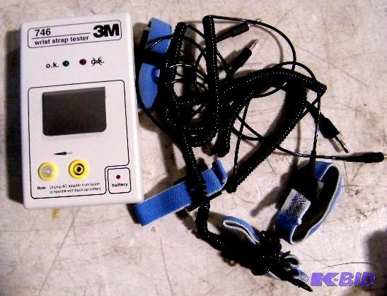lot 14 image: 3M Wrist Strap Tester - Comes with (4) wrist ...