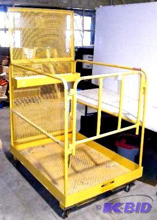 lot 15 image: Forklift Man Basket - 47" w x 36" d...