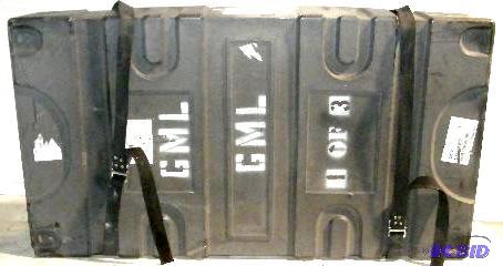 lot 17 image: Heavy Duty Plastic Rolling Storage Container ...