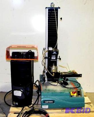 lot 4 image: Instron&nbspStrain Gauge with Dell Computer ...