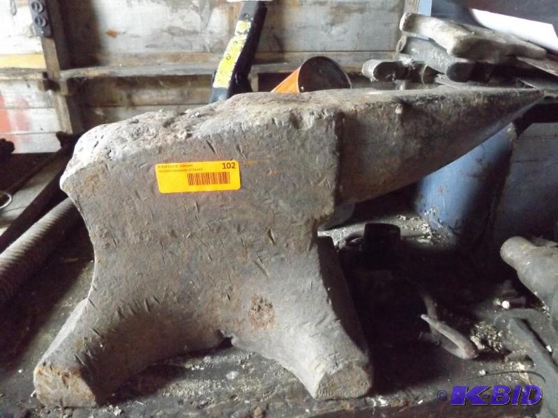 Anvil and I beam piece &nbsp...