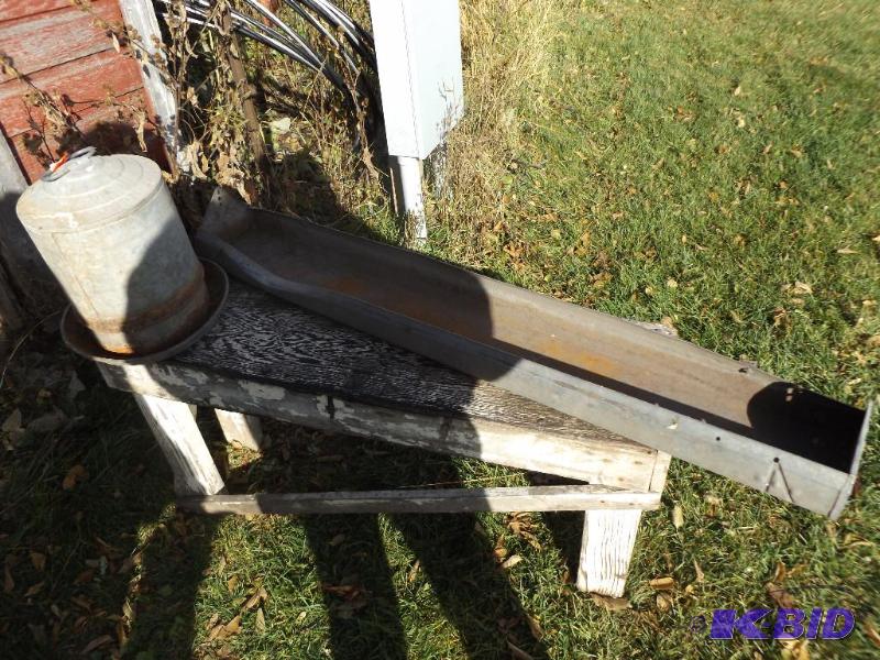 metal chicken feeder and trough  &nbsp...