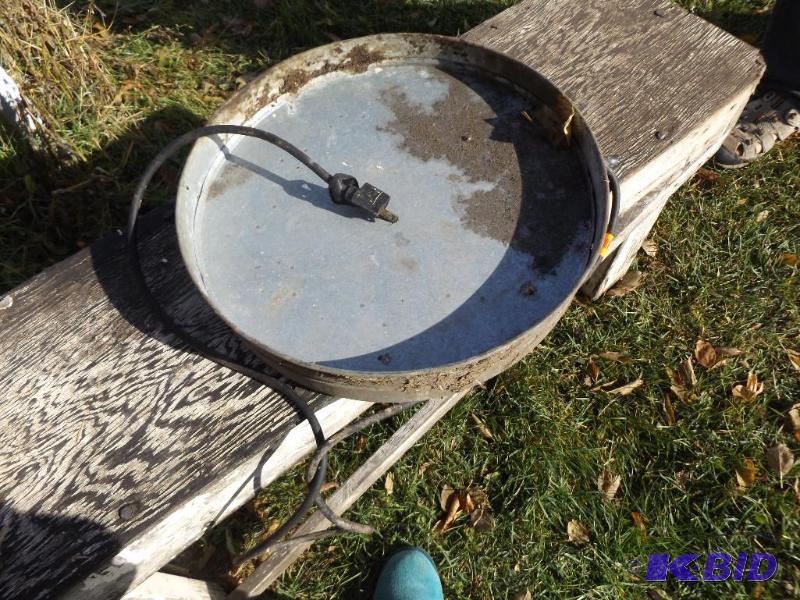 chicken water warmer, untested...