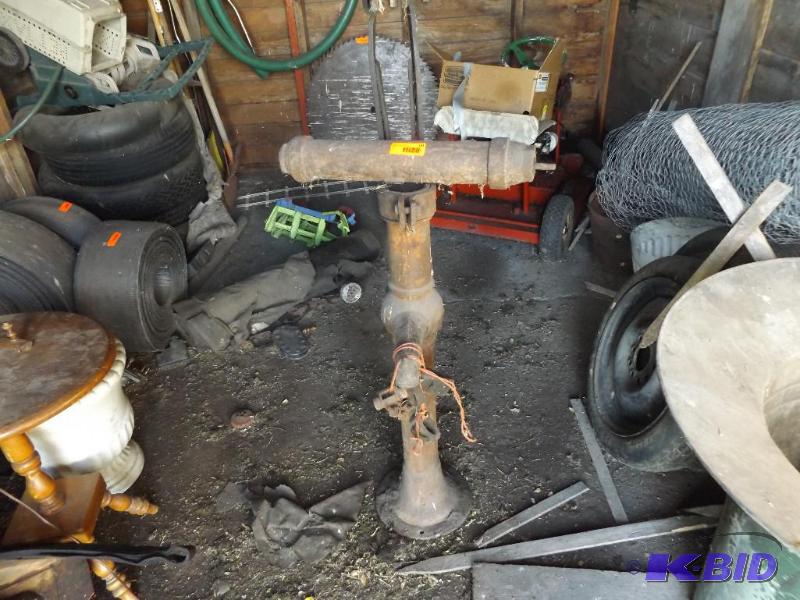 antique water pump...