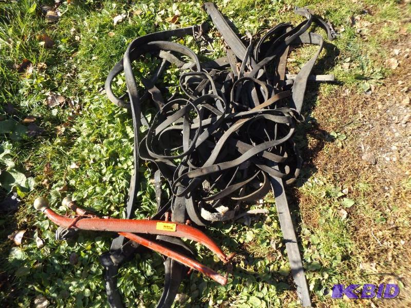 horse hames and harness straps...