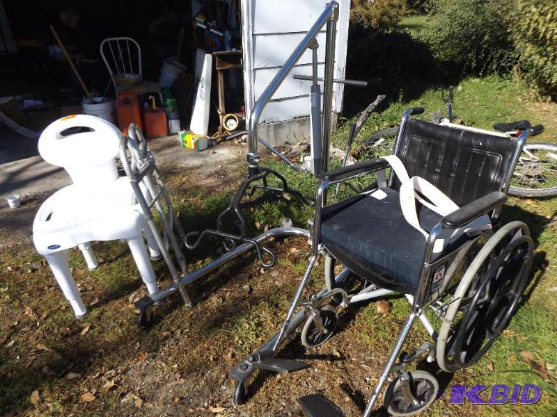 wheelchair, shower chair, walker, Hoyer Handi...