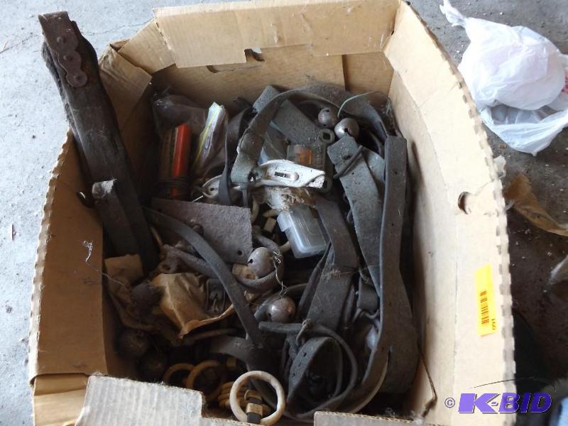 box of strap, buckles and bells...
