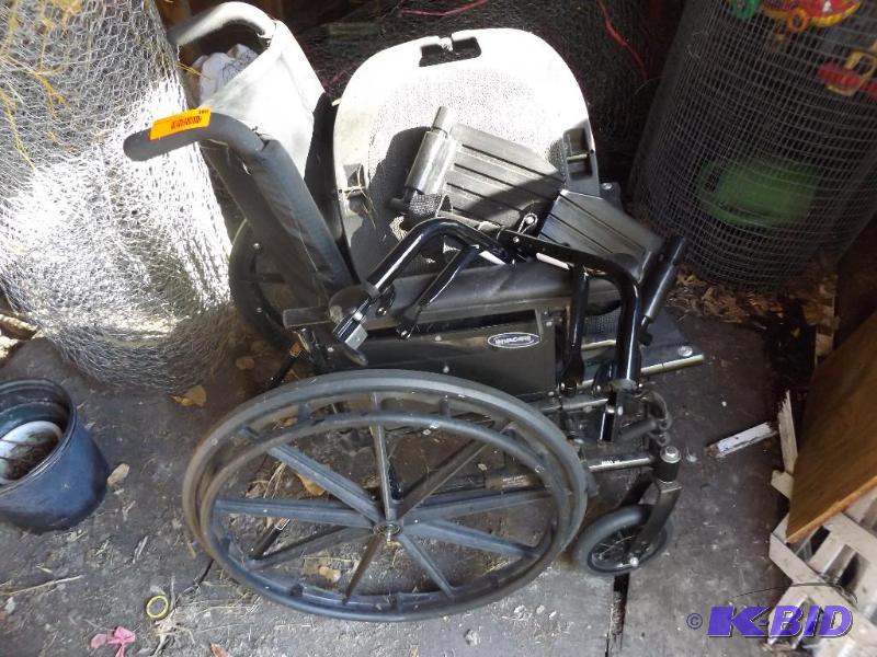 folding wheelchair...