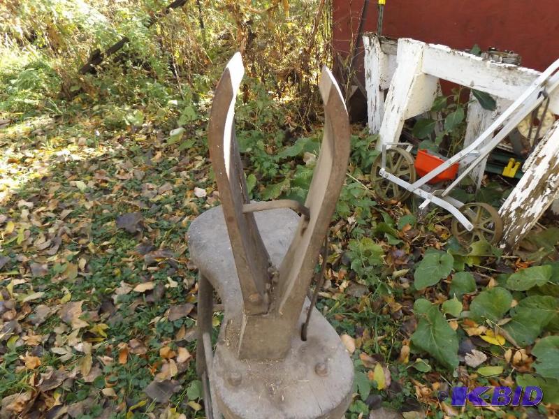 antique harness and saddle makers wood work b...