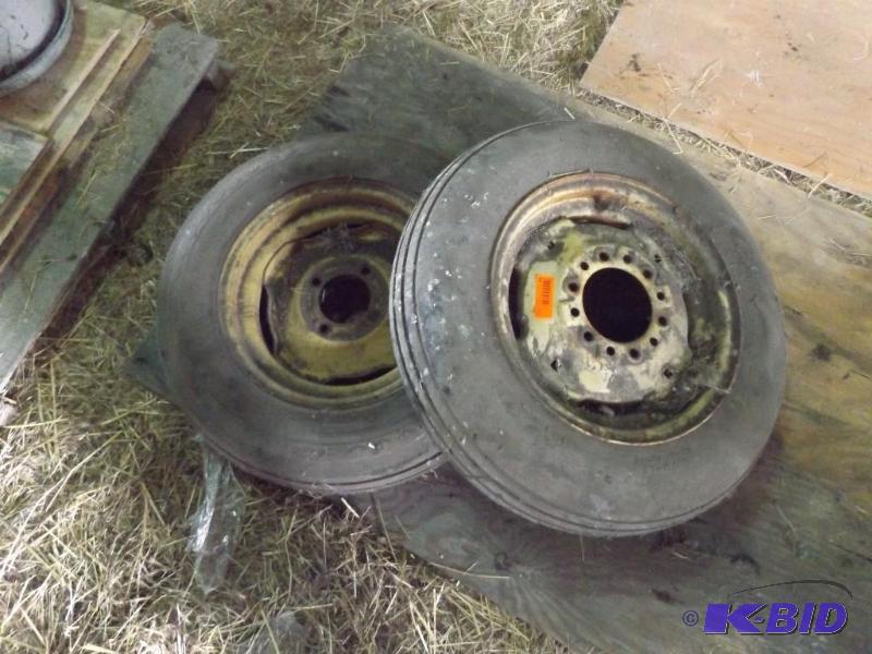 2 Tractor  machinery tires...