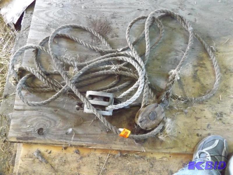 Block and Tackle Pulley system...