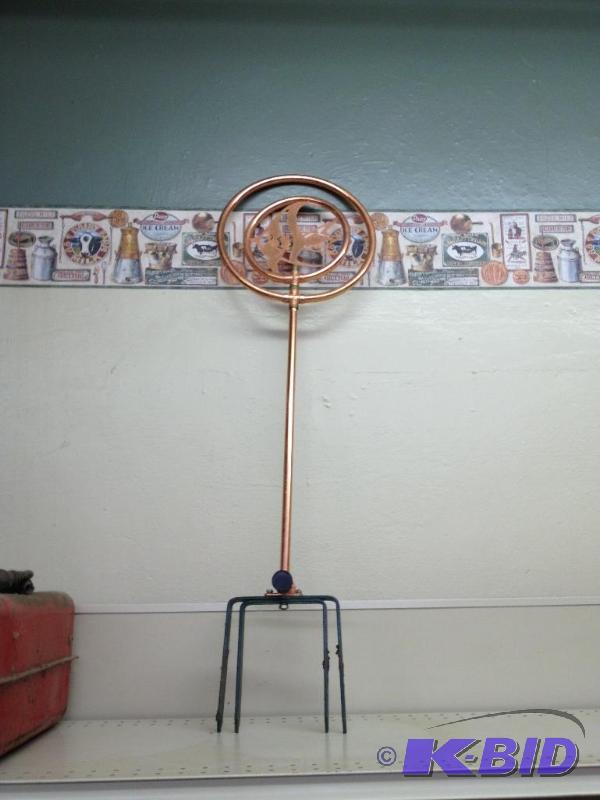 lot 106 image: Copper Garden Sprinkler with Fish Design&nbsp...