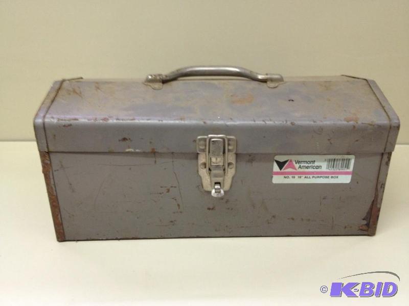 lot 116 image: Metal Tool Box&nbsp...