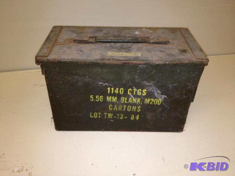 lot 151 image: US Army Ammo Box&nbsp...