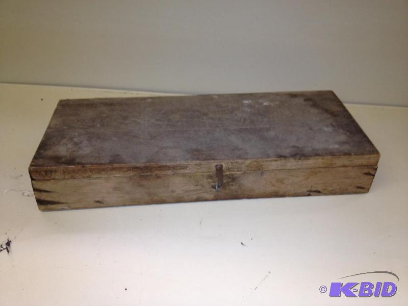lot 155 image: Ratchet Socket Set In Wooden Case  Mismatched...
