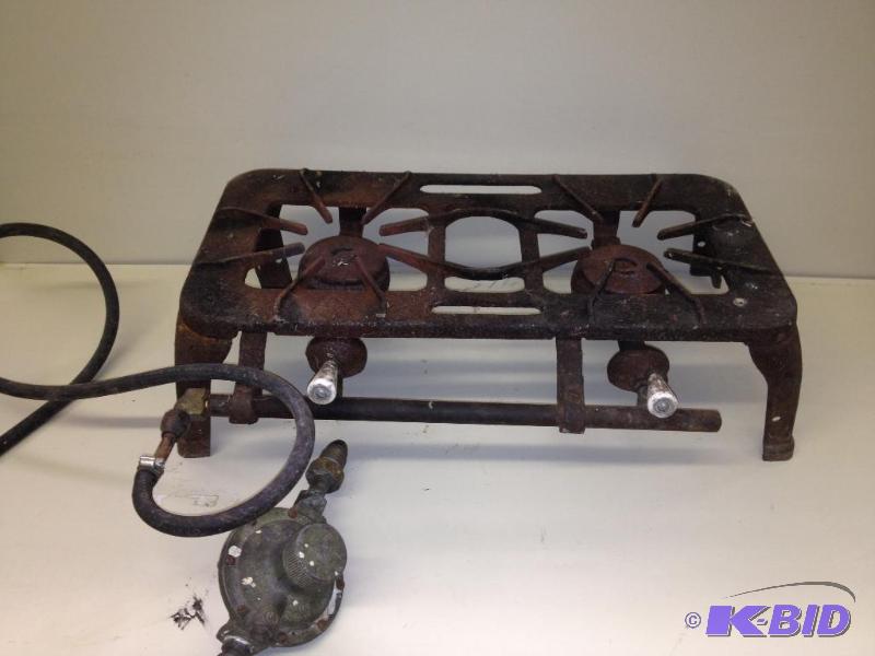 lot 159 image: Cast Iron Propane Stove&nbsp...
