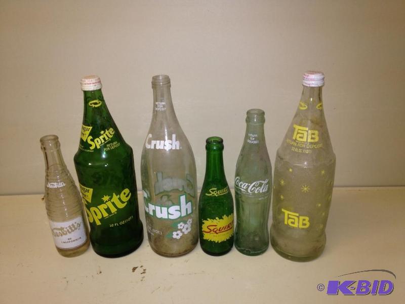 lot 179 image: Vintage Pop Bottles...