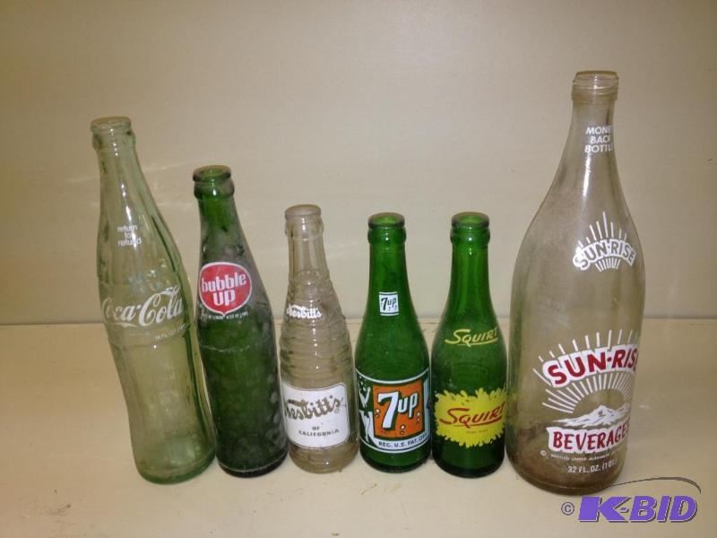 lot 181 image: Vintage Pop Bottles...