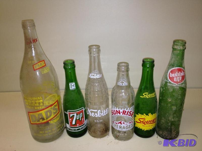 lot 182 image: Vintage Pop Bottles...