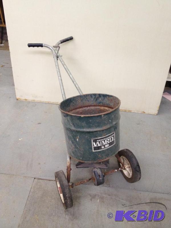lot 21 image: Montgomery Ward Fertilizer Spreader&nbsp...