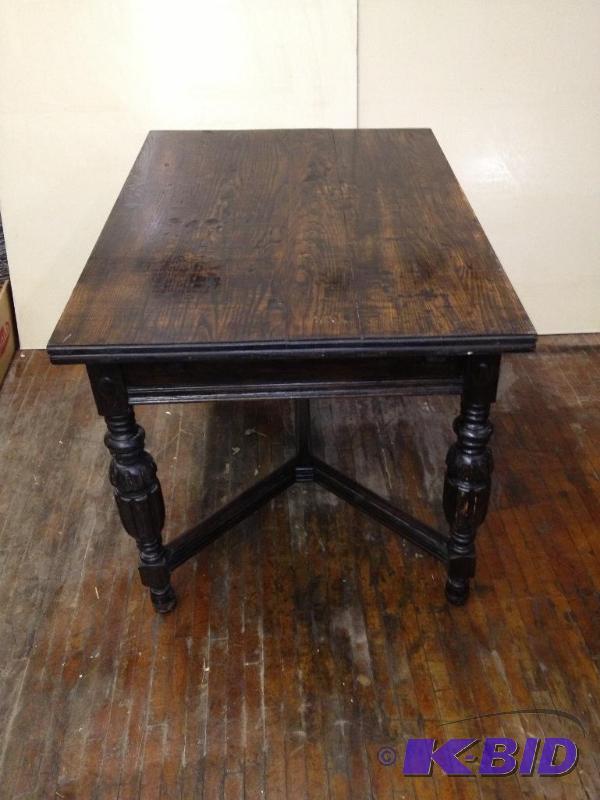 lot 23 image: Antique Solid Wood Table