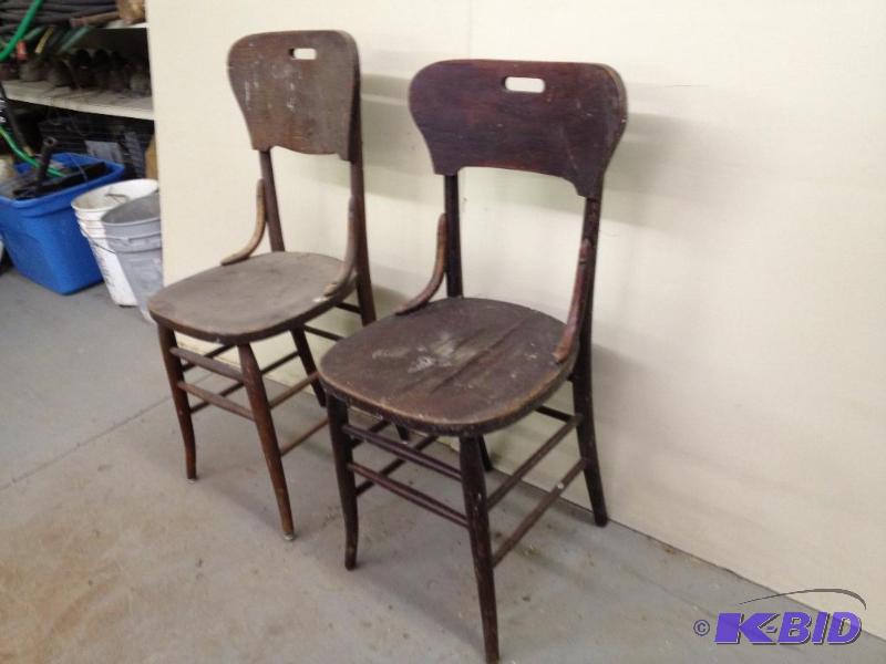 lot 75 image: Pair of Antique Chairs...
