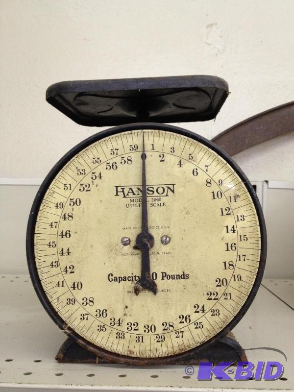 lot 78 image: Hanson Model 2060 Utility Scale, 60#