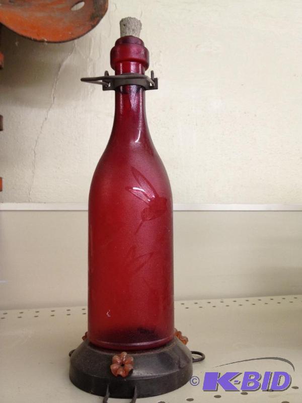 lot 94 image: Hummingbird Feeder, Plastic&nbsp...