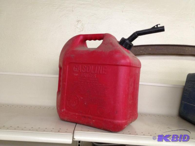 lot 96 image: 5 Gallon Gas Can&nbsp...