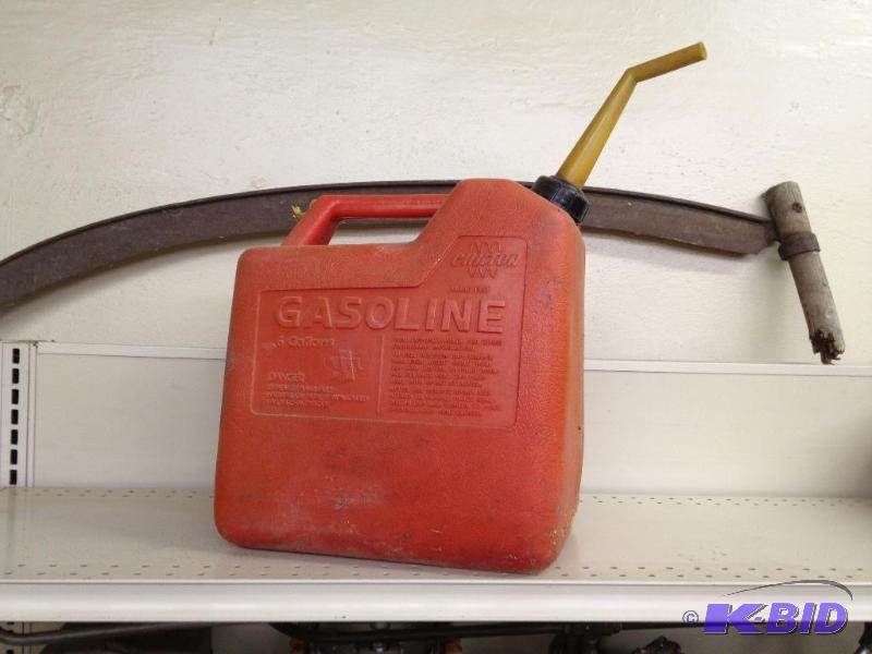 lot 98 image: 5 Gallon Gas Can...