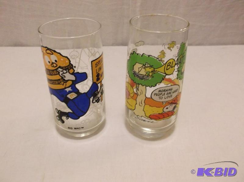 lot 31 image: Vintage Mc Donalds glasses in great condition...