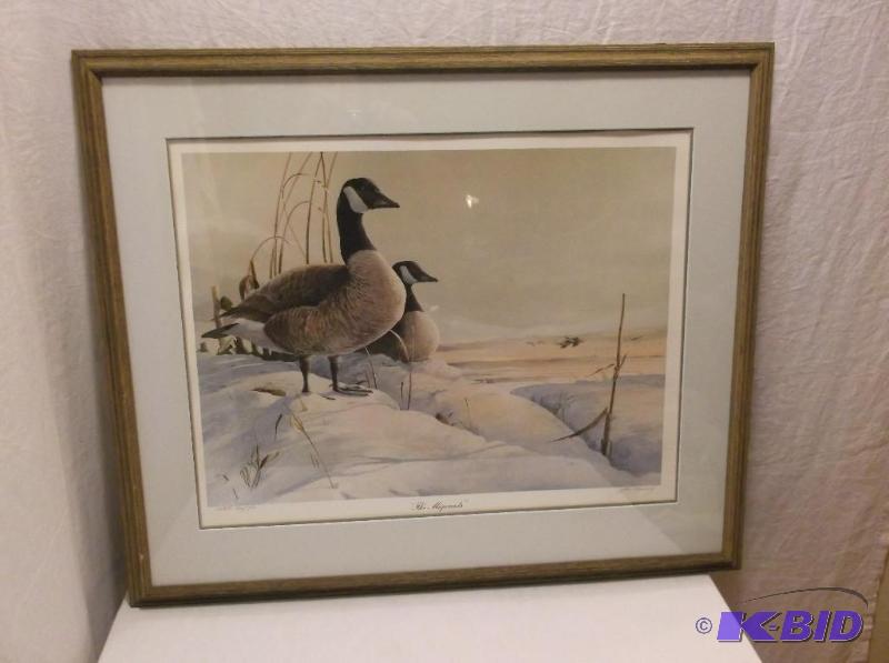 lot 43 image: Beautiful print The Migrants this is a artist...