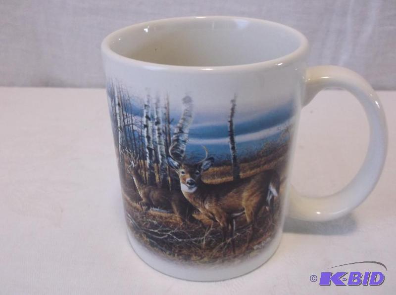 lot 57 image: Terry Redlin coffee mug &quotThe Birch Line&...